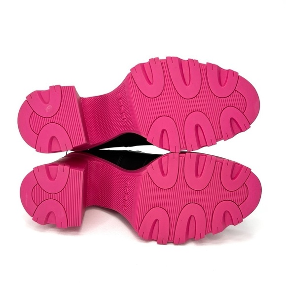 Sorel Brex Waterproof Chelsea Ankle Boots Size 7.5 Platform Black Pink New NWT - Picture 9 of 11